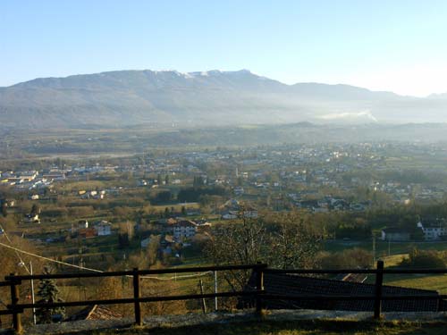 Panorama di Belluno da Pedeserva