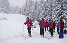 Malga Ciauta - prove di soccorso in valanga