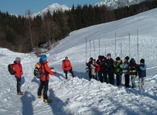 Lezioni di soccorso in valanga